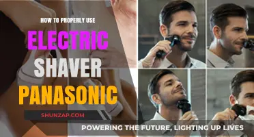 Mastering the Art of Shaving: A Guide to Using Your Panasonic Electric Shaver