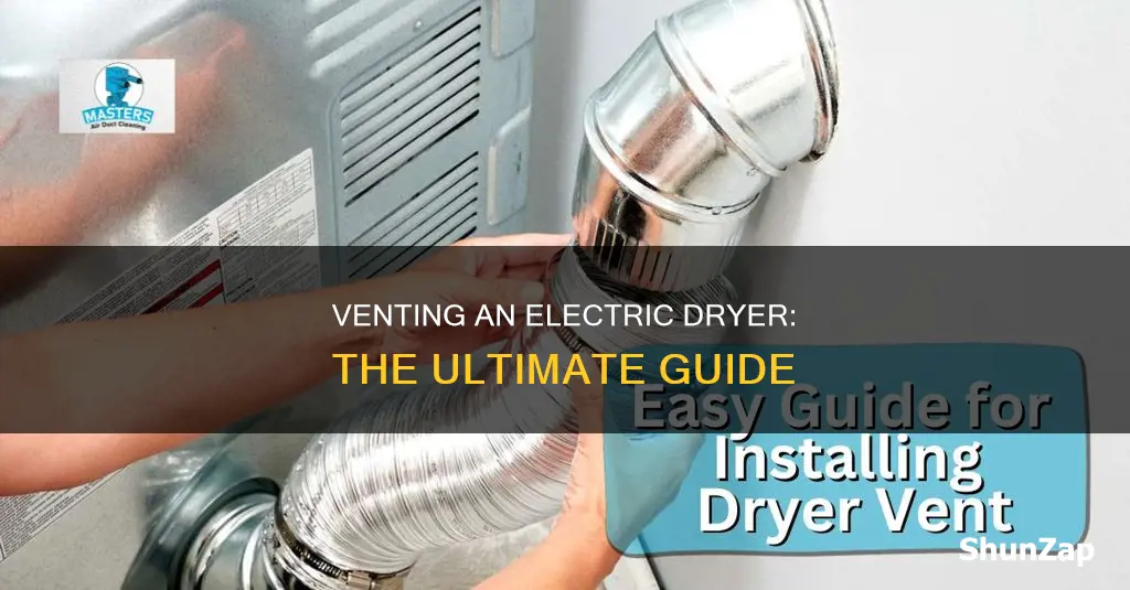 how to properly vent an electric dryer