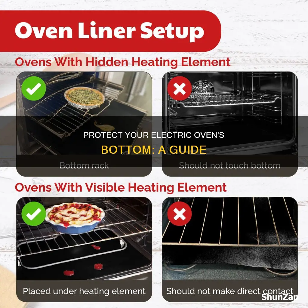 how to protect bottom of electric oven