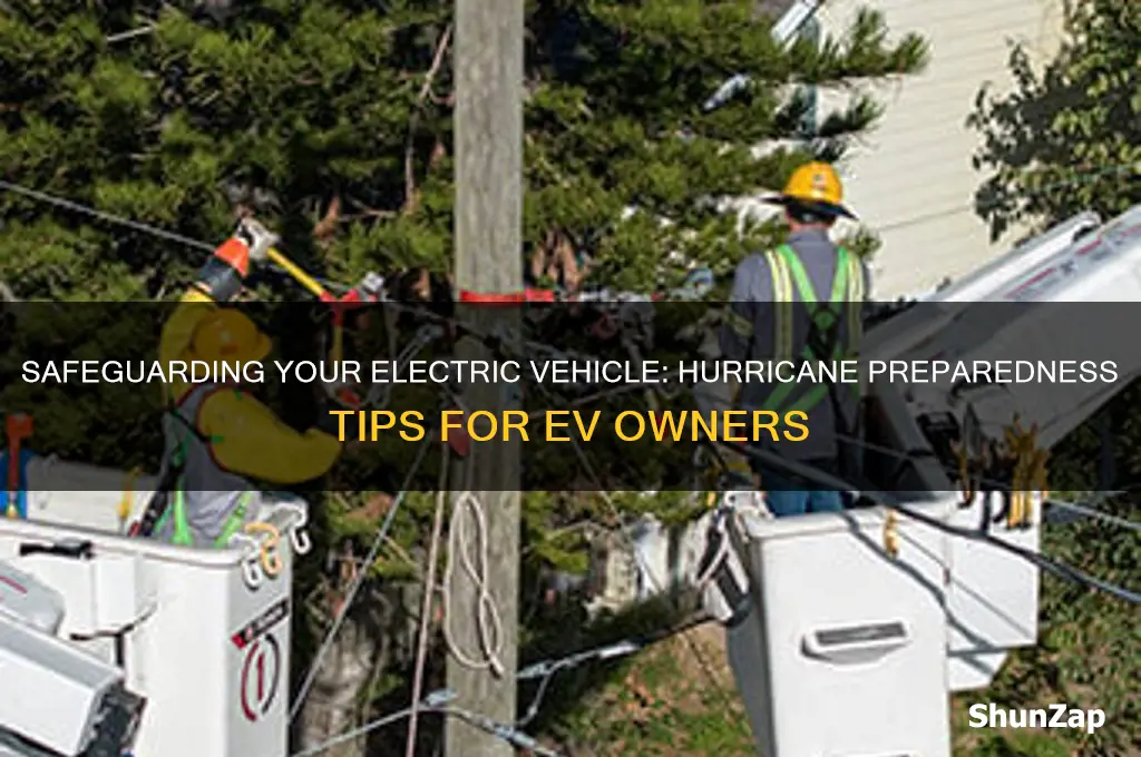 how to protect electric car during hurricane