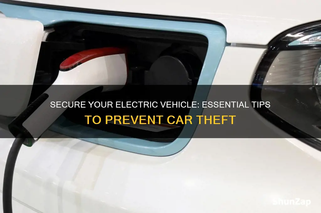how to protect electric car from theft