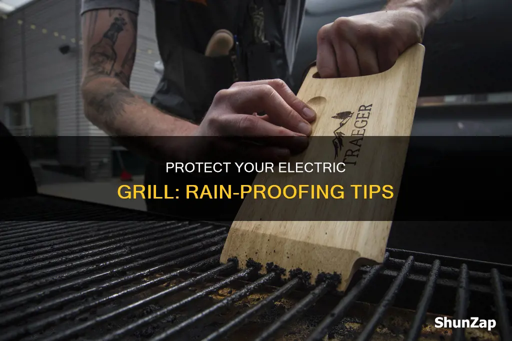 how to protect electric grill from rain