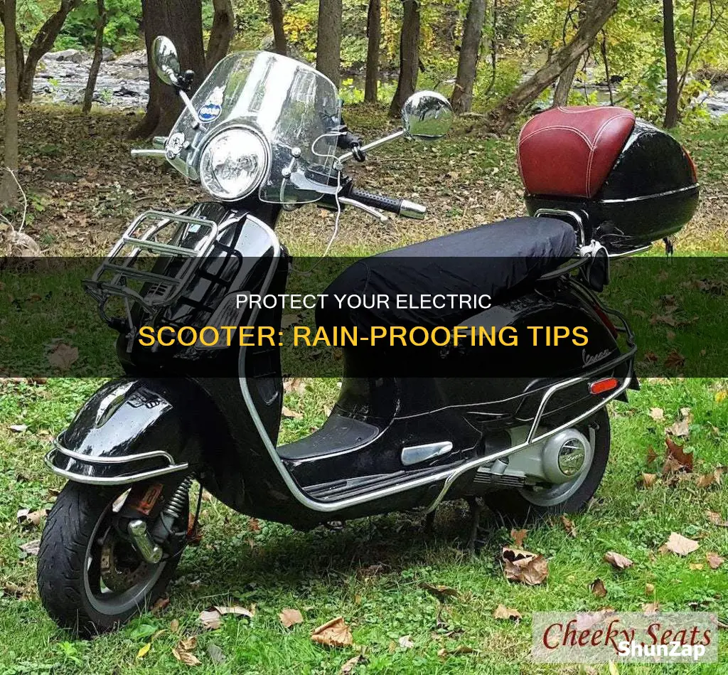 how to protect electric scooter from rain