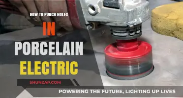 Punching Porcelain: Drilling Holes in Electric Porcelain