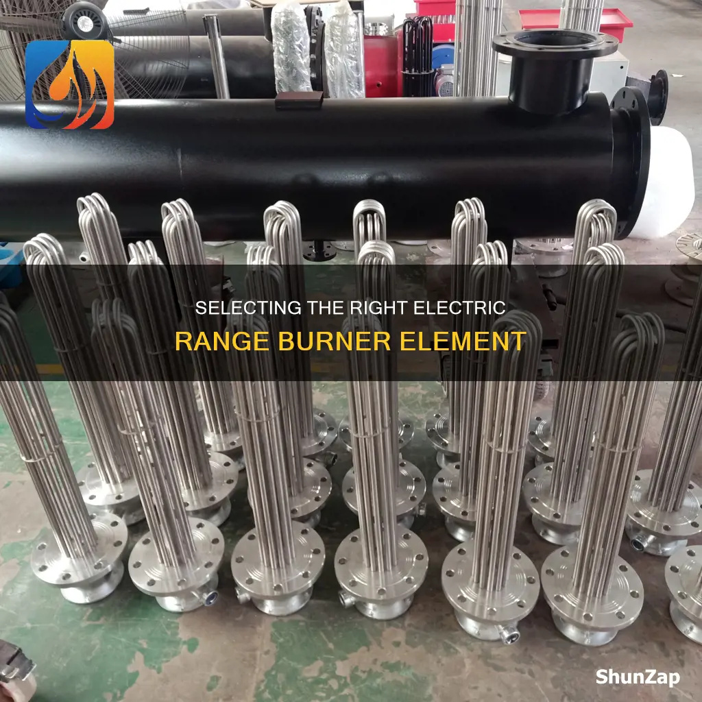 how to purchase range burner element electric