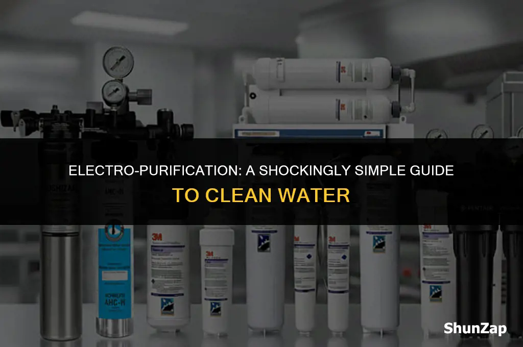how to purify water using electricity