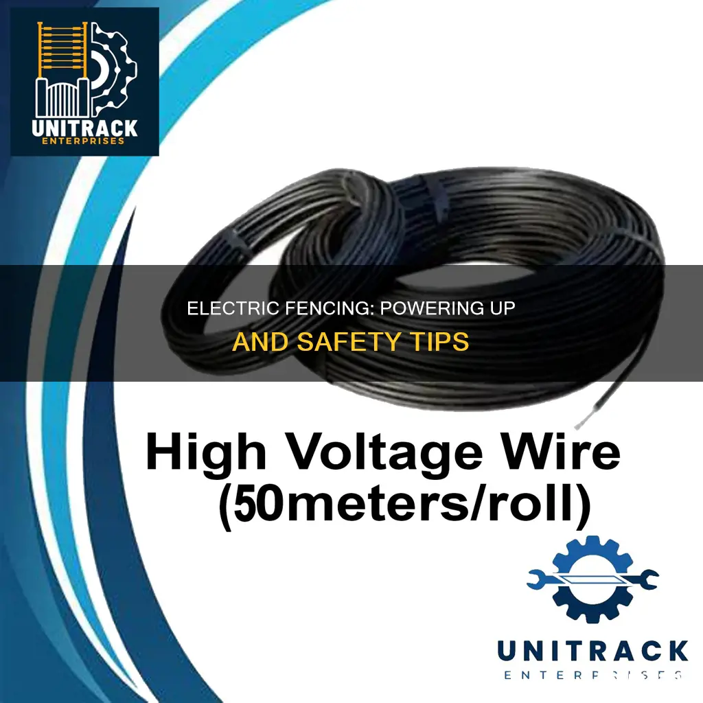 how to put 120v on electric fence