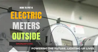 Smart Placement: Installing Six Electric Meters Outside Your Home