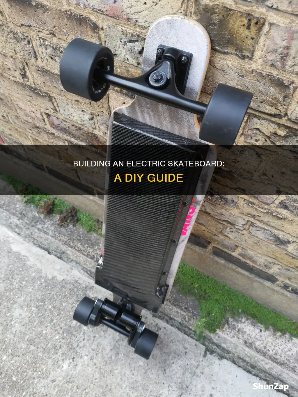 how to put a electric homemade skateboard