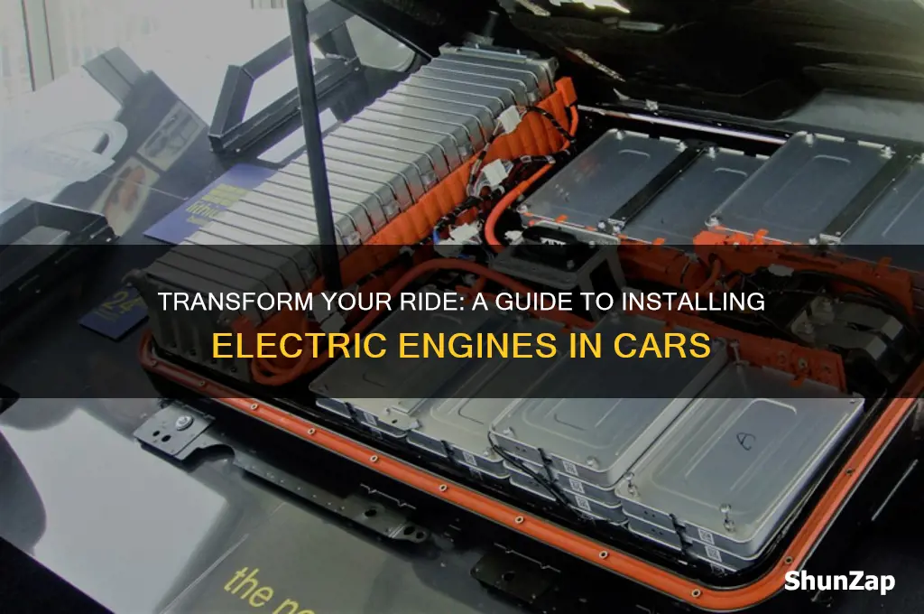 how to put an electric engine in a car