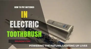 Electric Toothbrush Battery Installation Guide