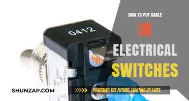 Electrical Switches: Installing Cables Safely and Efficiently