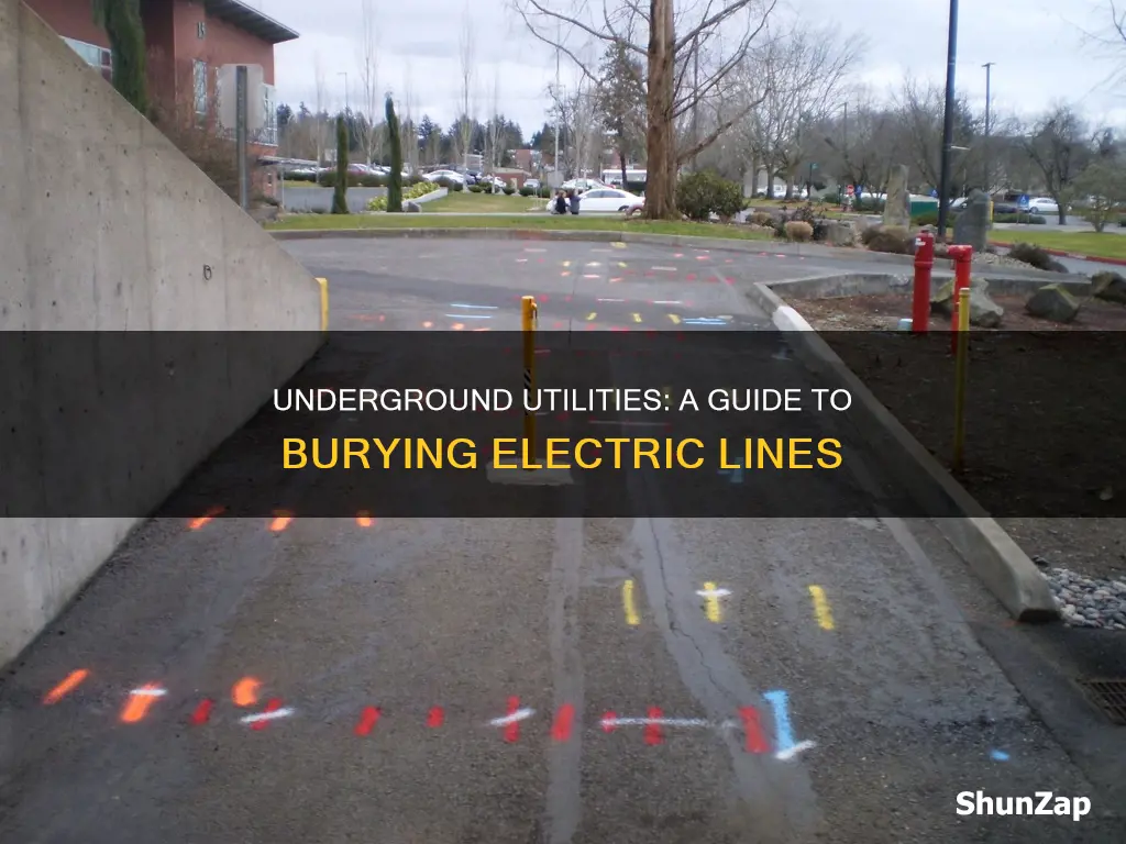 how to put electric and utilities undergorund