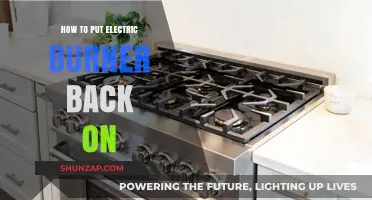 Electric Burner Maintenance: Reattaching Your Burner