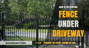 Electric Fence Installation: Driveway Edition