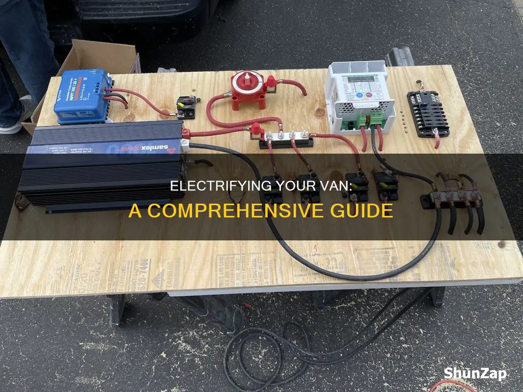 how to put electric in a van
