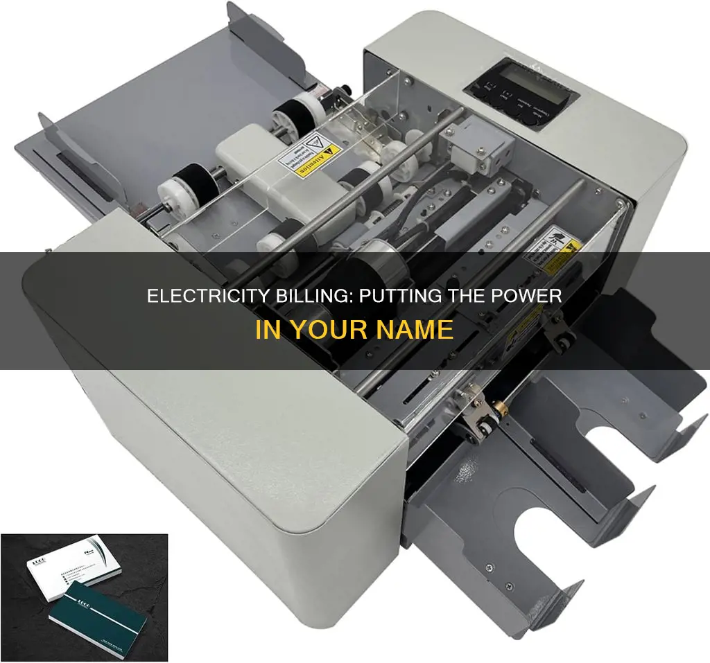 how to put electric in your name