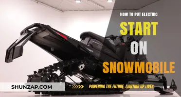 Electric Snowmobile Start: Installation and Benefits