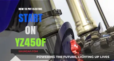 Electric Start Installation Guide for Yamaha YZ450F
