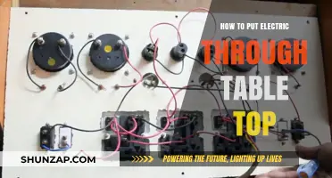Electric Tabletops: A Guide to Wiring Your Table