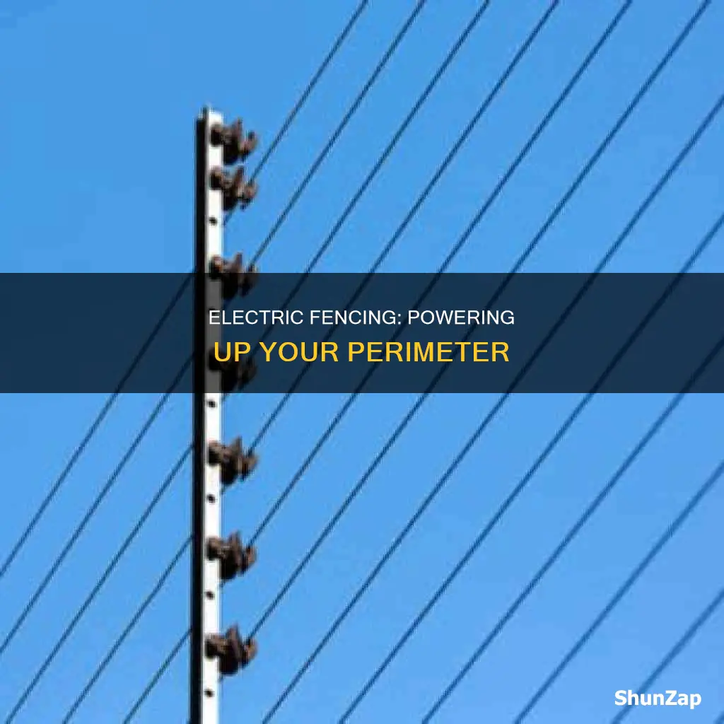 how to put electric to a fence