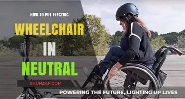 Placing Your Electric Wheelchair in Neutral Mode