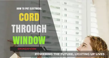 Electrical Cord Window Passage: A Safe Guide