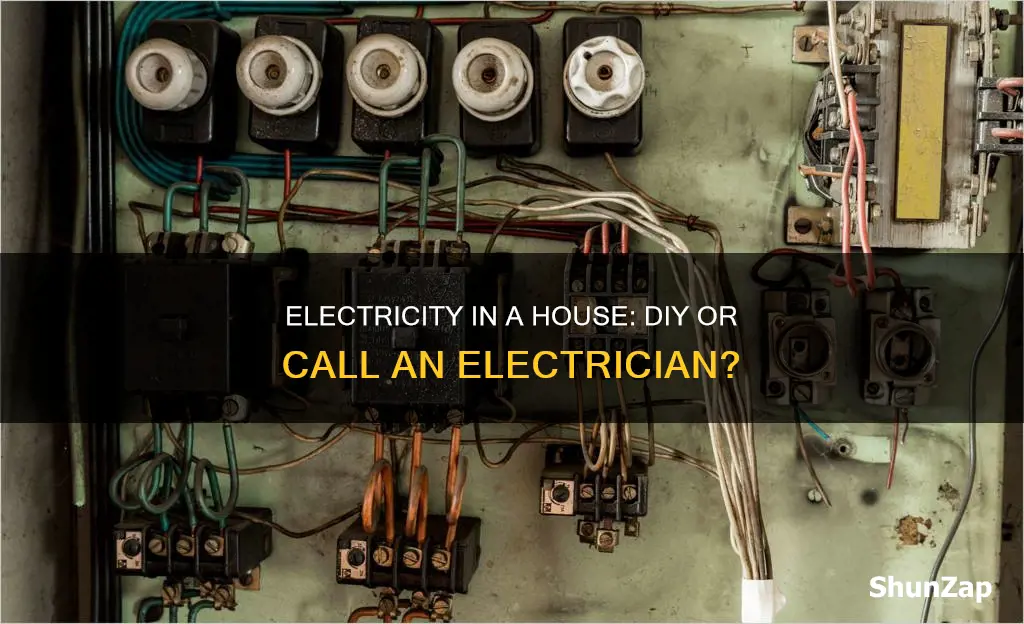 how to put electricity in a house