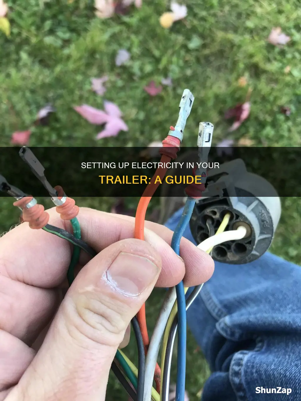 how to put electricity in a trailer