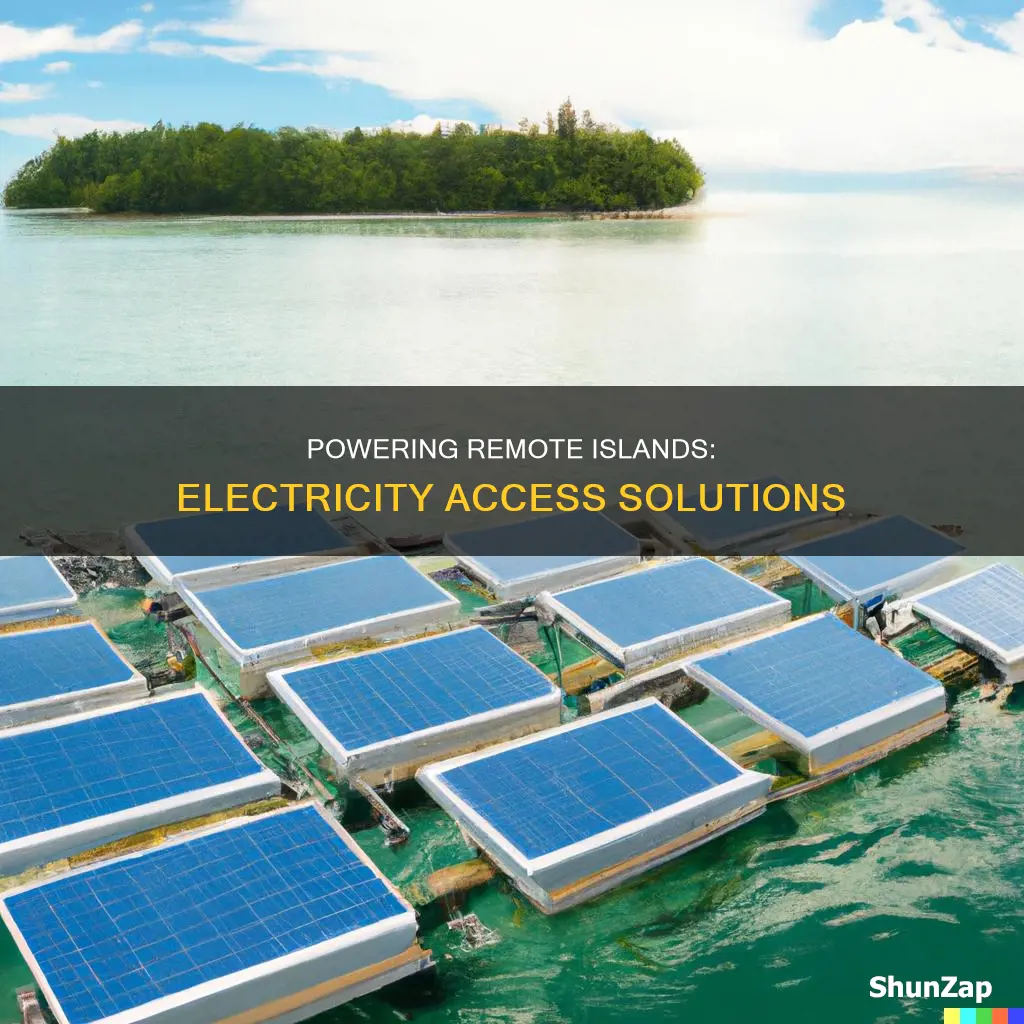 how to put electricity on an island