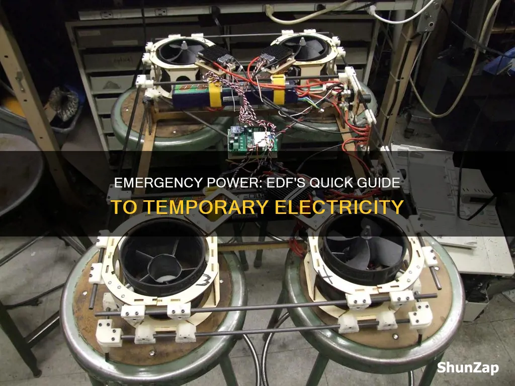 how to put emergency electric on edf