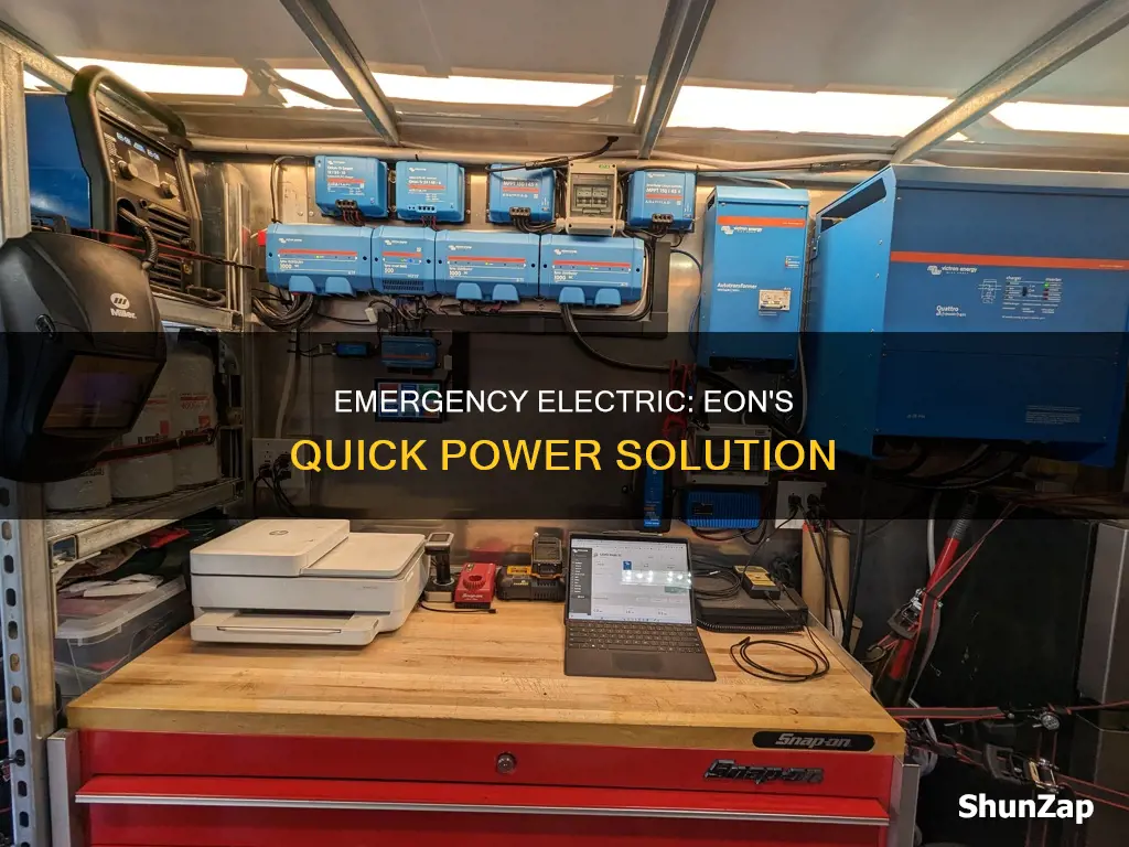 how to put emergency electric on eon