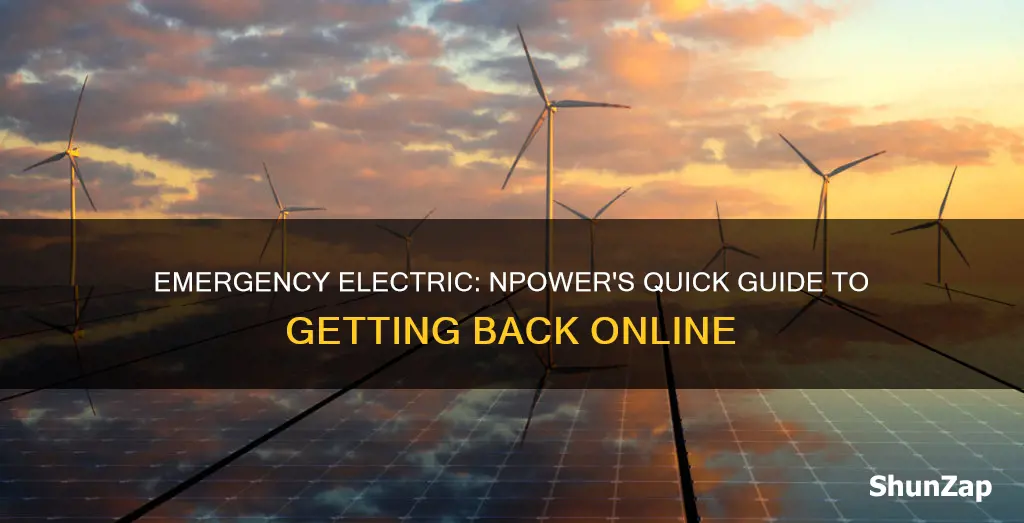 how to put emergency electric on npower