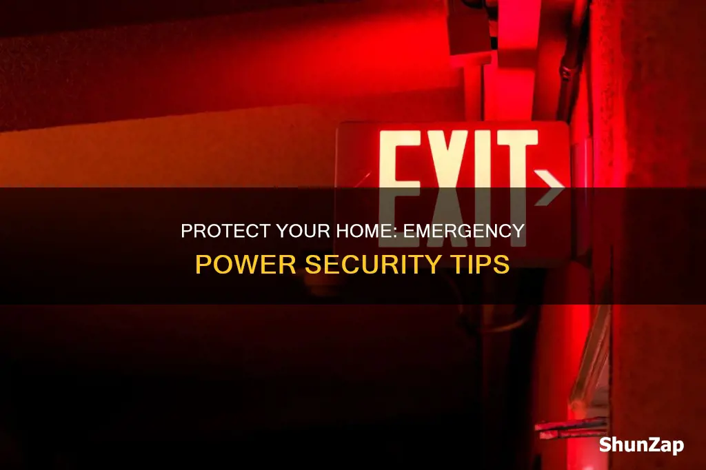 how to put emergency electric on secure