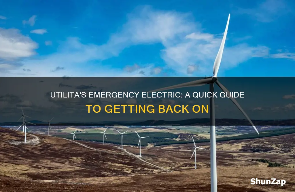 how to put emergency electric on utilita