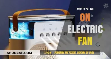 Cooling Hack: Ice on Electric Fans