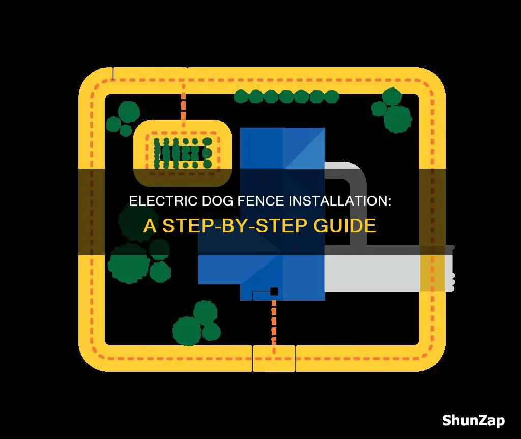how to put in electric dog fence