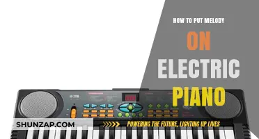 Creating Melodies on Electric Piano: A Beginner's Guide