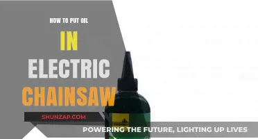 The Right Way to Oil Your Electric Chainsaw