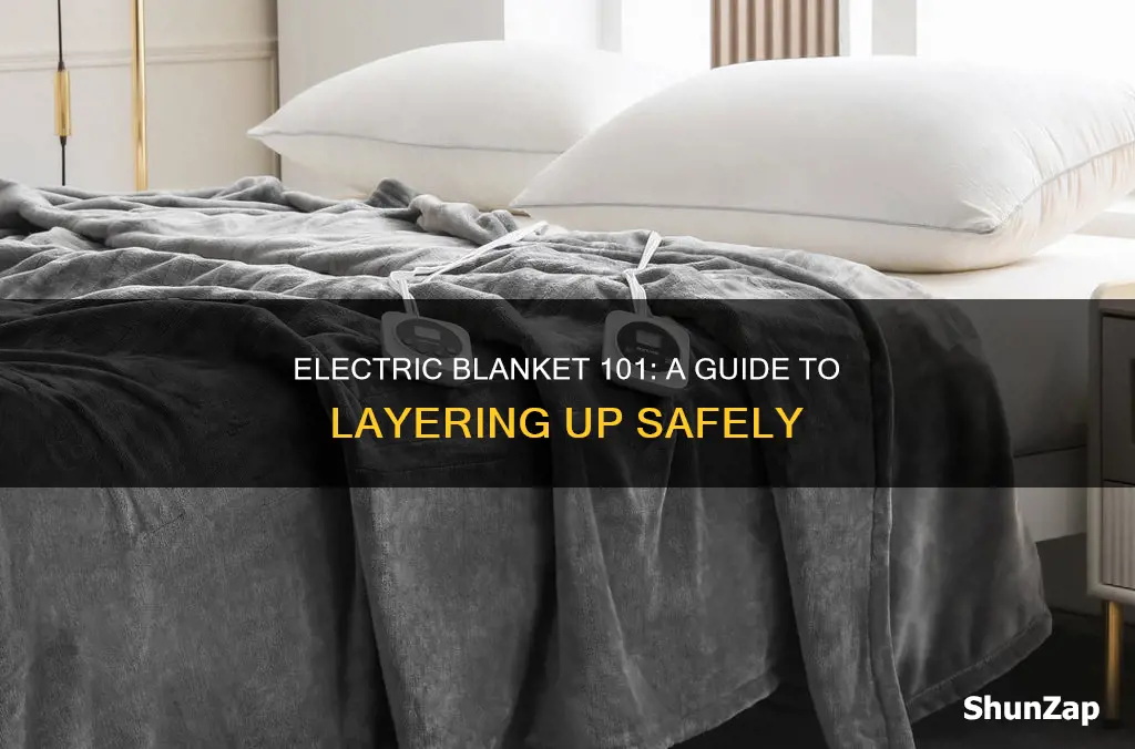 how to put on an electric blanket