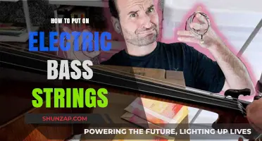 A Step-by-Step Guide to Installing Electric Bass Strings