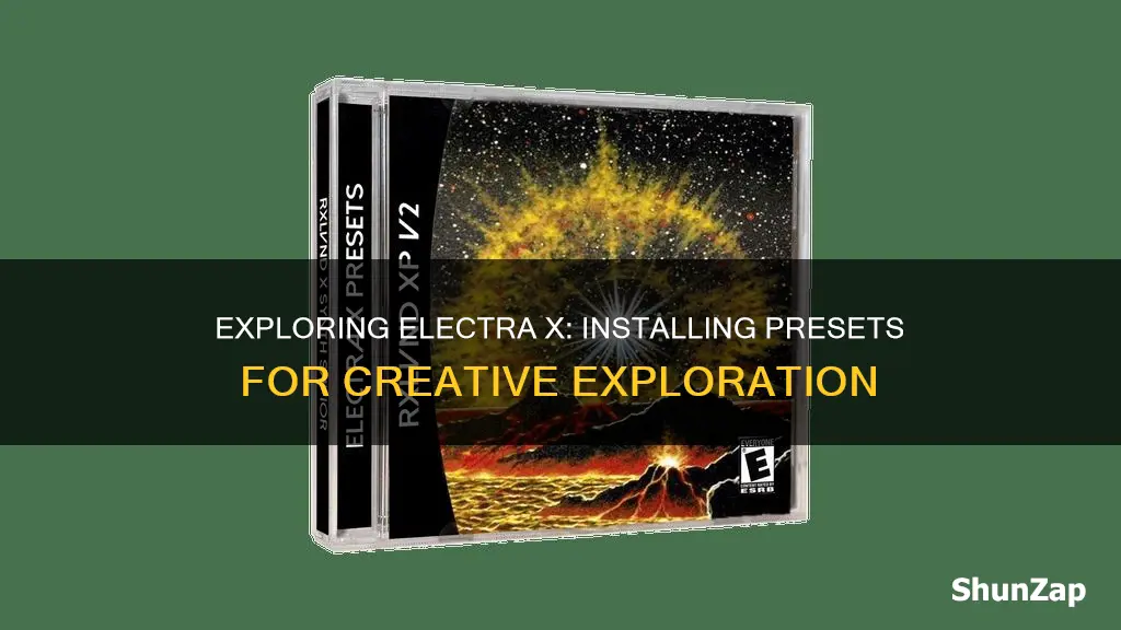 how to put presets into electra x