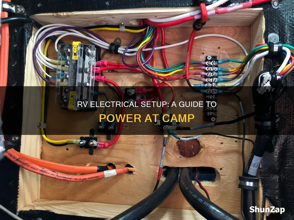 how to put rv electrical at he