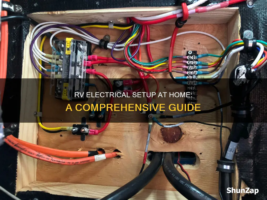 how to put rv electrical at home