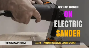 Attaching Sandpaper to Your Electric Sander: A Guide