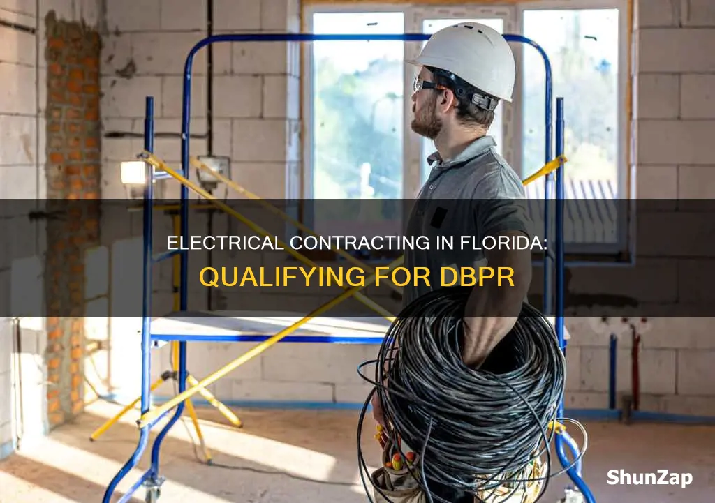 how to qualify company florida dbpr electrical contractor