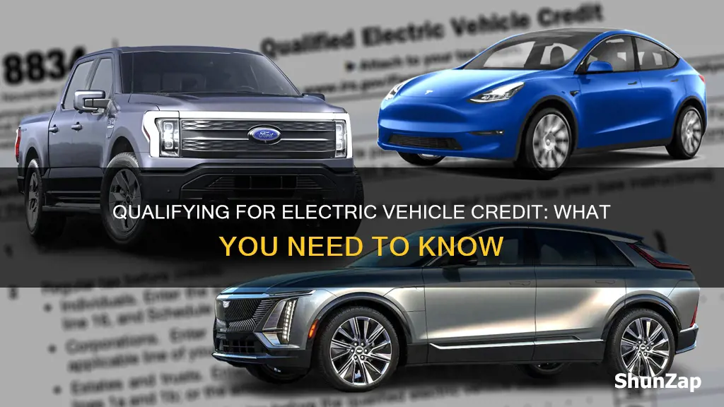 how to qualify for electric vehicle credit