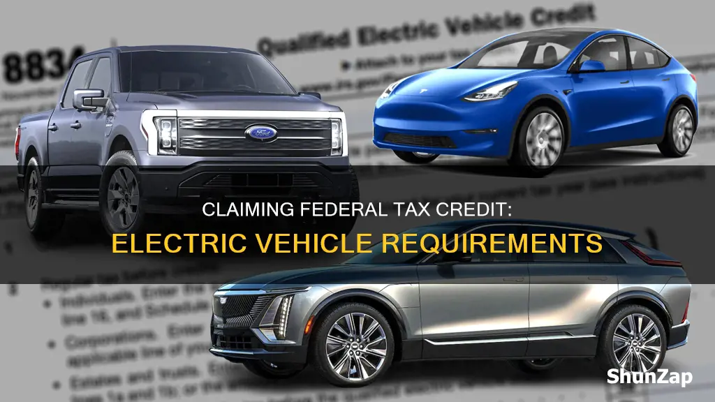 how to qualify for federal tax credit electric vehicle