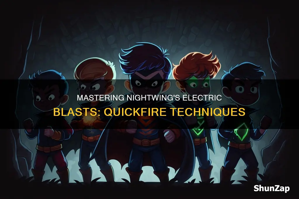 how to quickfire electric blasts as nightwing