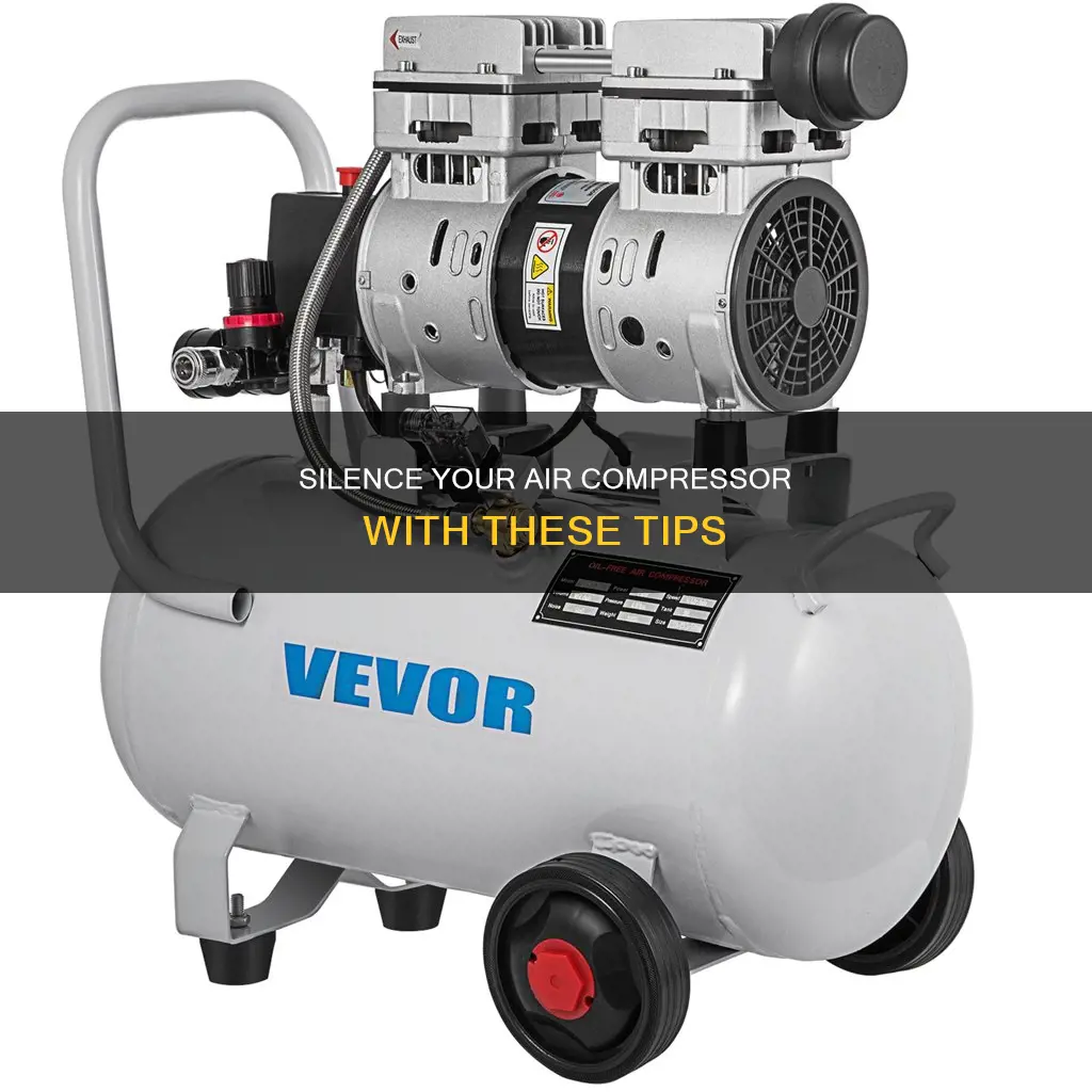 how to quiet an electric air compressor